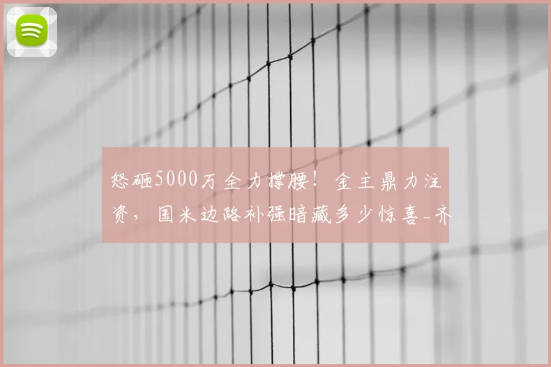 怒砸5000万全力撑腰!金主鼎力注资,国米边路补强暗藏多少惊喜_齐沃_资金_资方